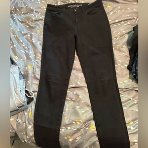 American eagle black stretch jegging